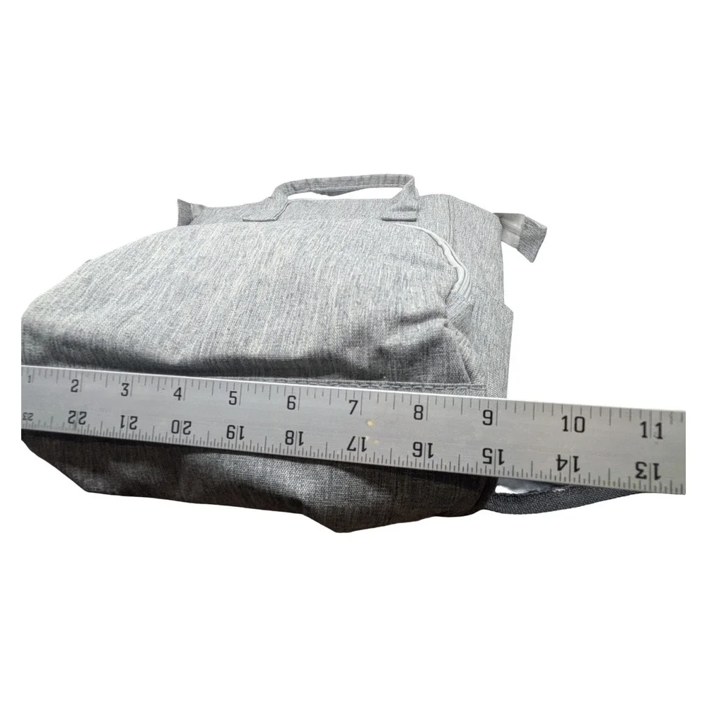 Enfamil Gray Diaper Bag Backpack Insulated Pocket Travel Baby Bag